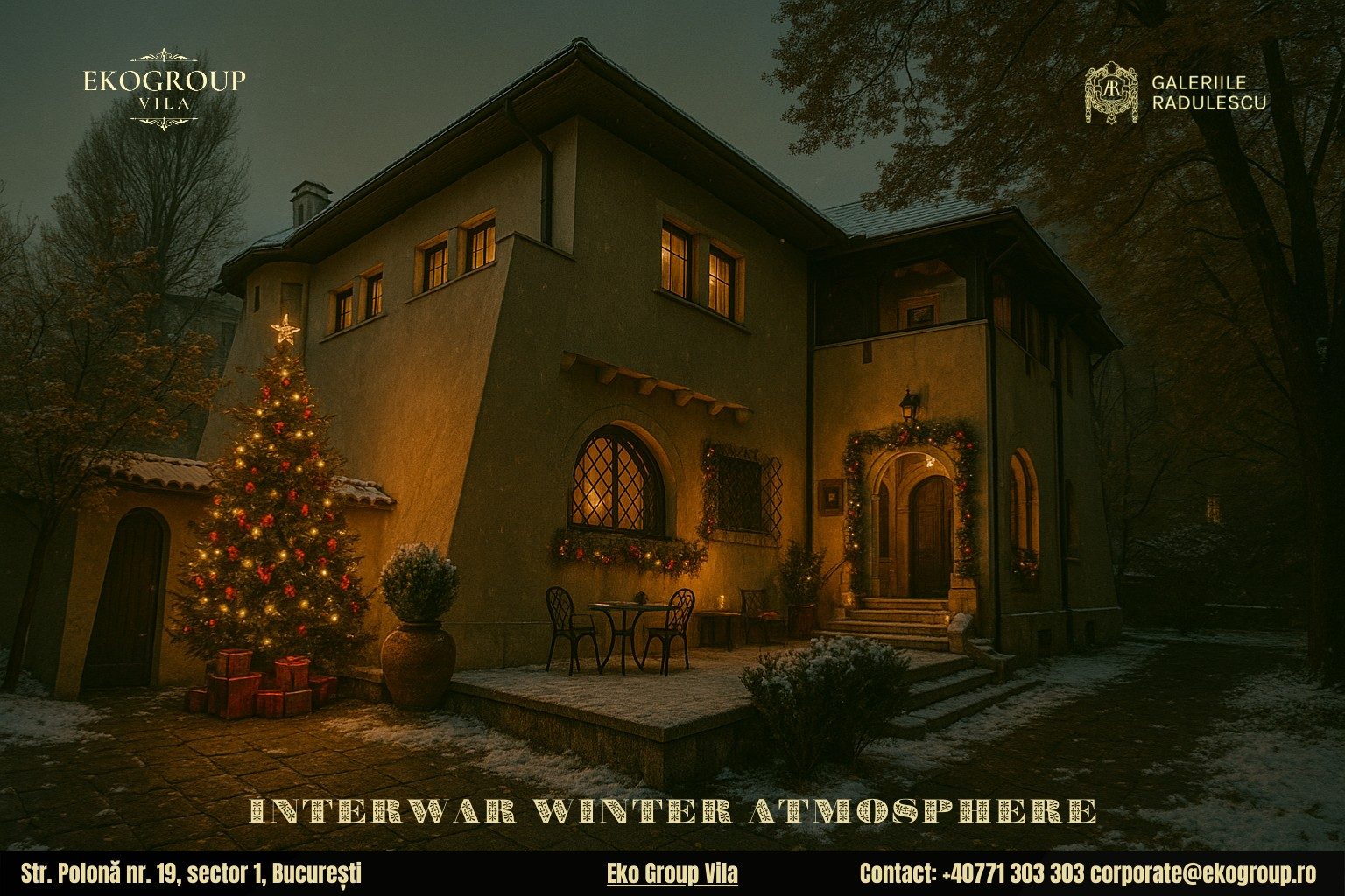 Poveste de Craciun: Magia Crăciunului anilor ’30 în atmosfera Eko Group Vila